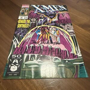 X-Men Classic #55 January 1991 Marvel Signed By Joe Rubinstein Comic Book